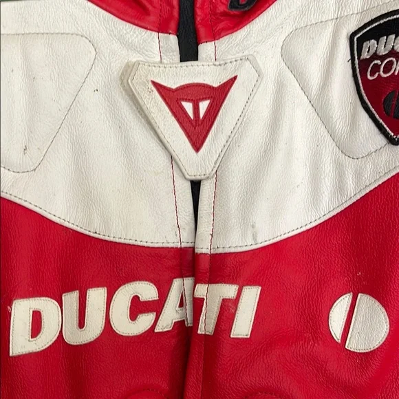 Red and Black Bomber Jacket with Racing Design with the pants - Picture 2 of 12